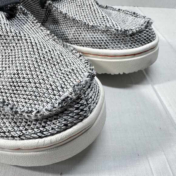 LL Bean Men's Higgins Beach 4-Eye Slip-On Shoes Size 8 Medium Gray Comfort Beach - Picture 2 of 13